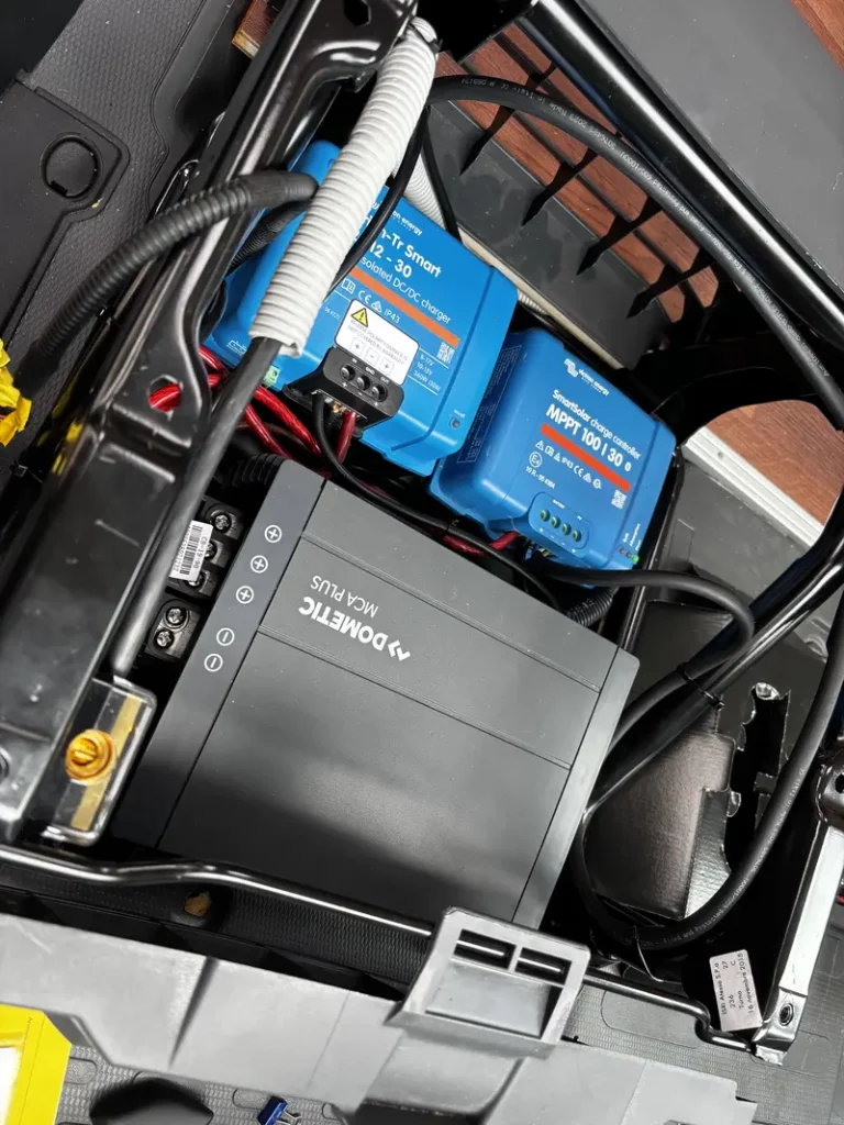 Anschluss der Ladegeräte