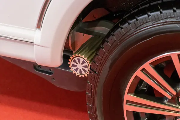 Mover an einem Wohnwagen